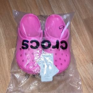 Pink crocs Size 7 Brand New